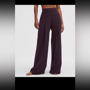 Lululemon Align™ Palazzo Pant – Black Plum | Size 10 | NWT
